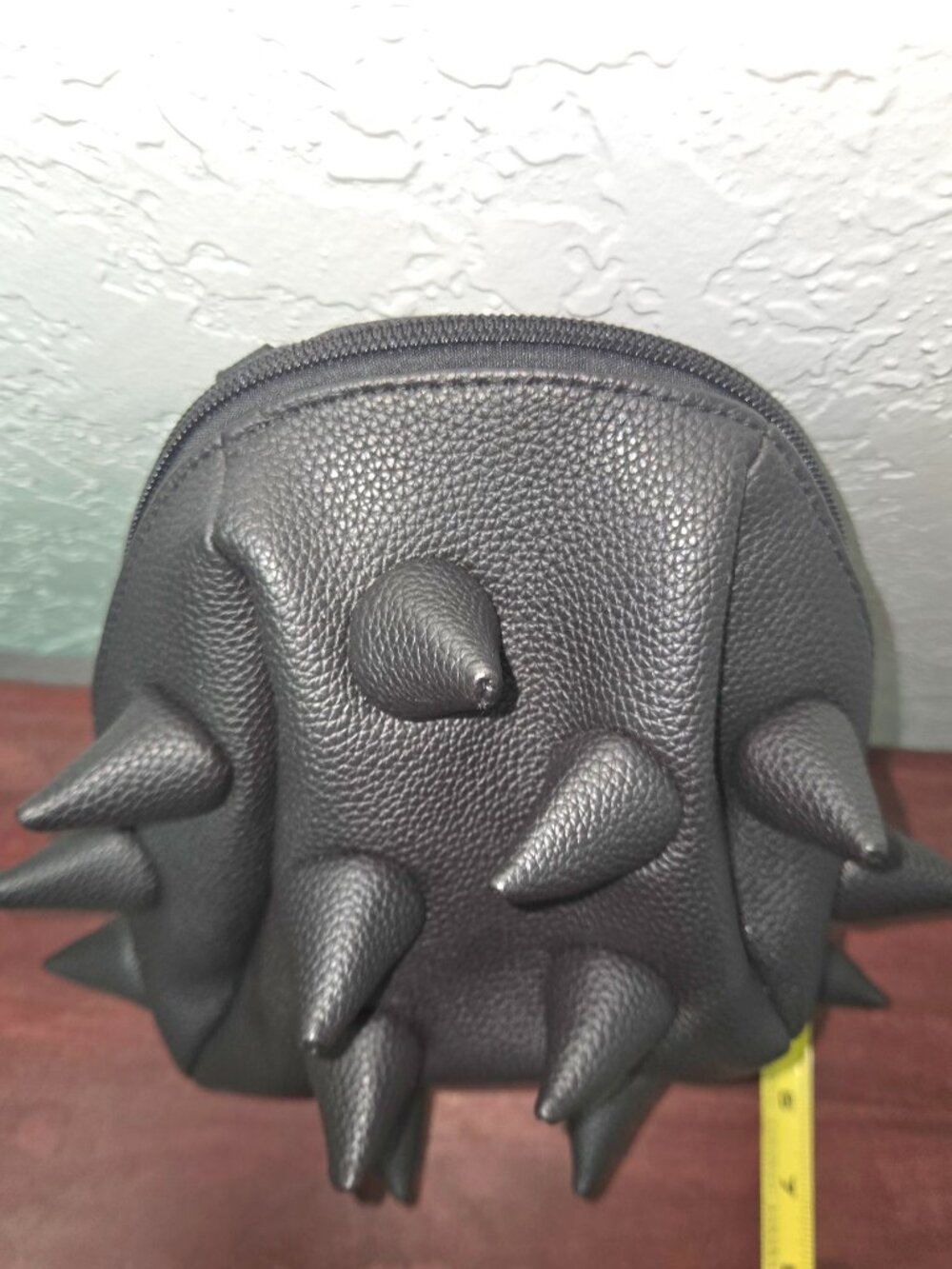 MadPax Black Spike Top Handle Purse Goth Punk Y2K Satchel Handbag EUC - Picture 11 of 12